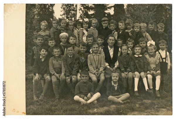 Obraz Classmates - circa  1940