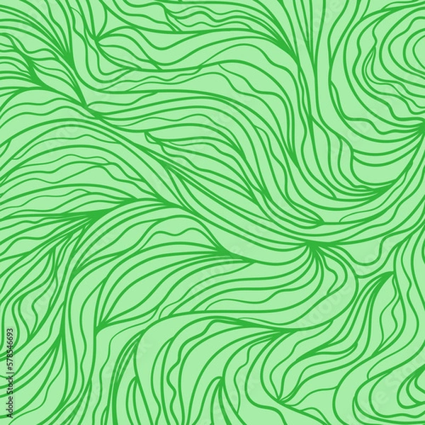 Fototapeta Wavy background. Hand drawn waves. Stripe texture with many lines. Waved pattern. Print for flyers, banners and textiles