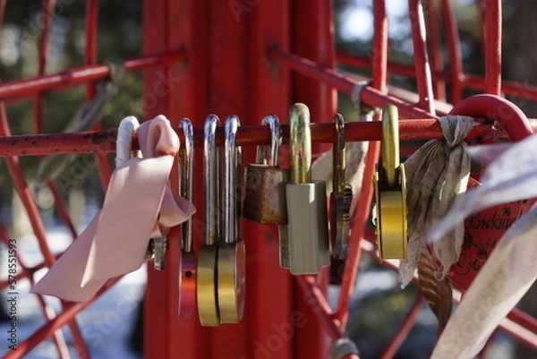 Fototapeta Wedding lock

