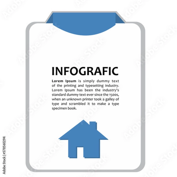 Fototapeta Infografic step by step new, Icon Next and Back for design