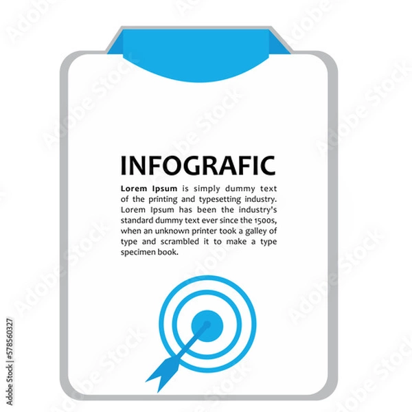 Fototapeta Infografic step by step new, Icon Next and Back for design