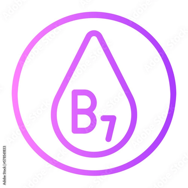 Fototapeta vitamin gradient icon