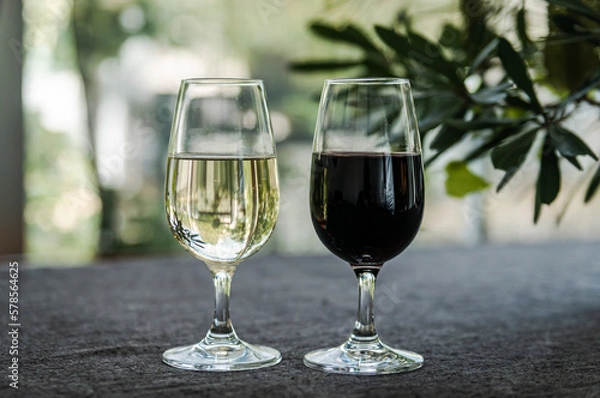 Obraz グラスワイン　赤ワイン　白ワイン