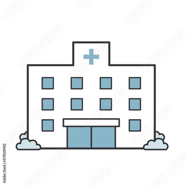 Obraz 病院のイラスト