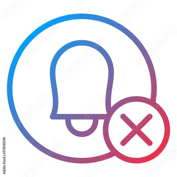 Fototapeta Vector Design Remove Alarm Icon Style