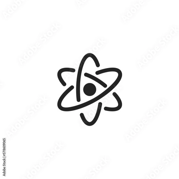 Obraz Atom - Pictogram (icon) 