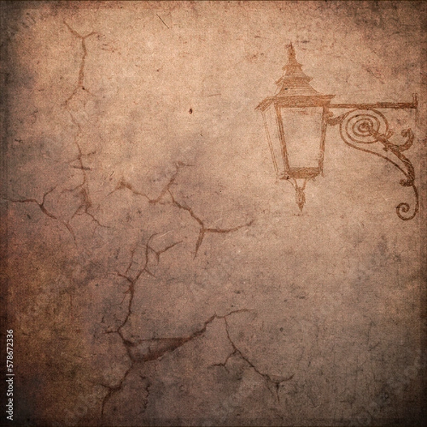 Fototapeta Digital artwork, Scrapbooking paper, sheets of gothic digital paper, Occult Backgrounds, Magic, Halloween, Junk Journal, decoupage