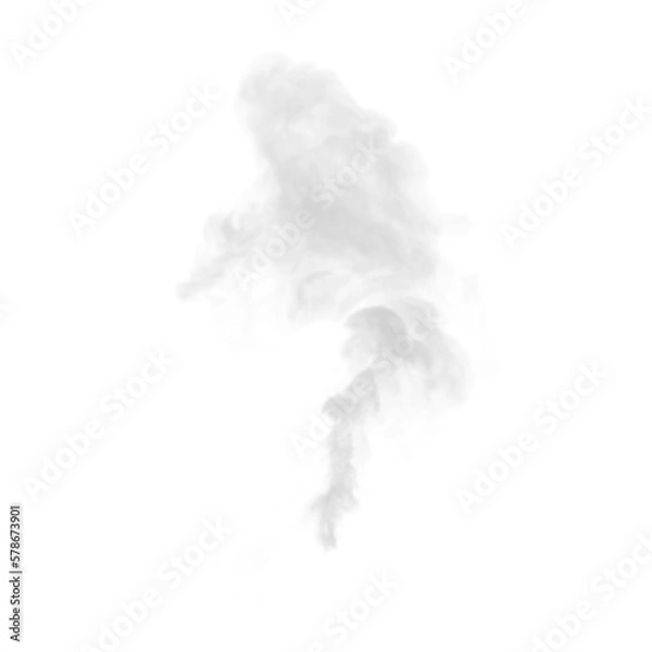 Obraz smoke isolated on transparent background.
