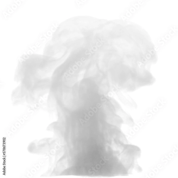 Obraz smoke isolated on transparent background.