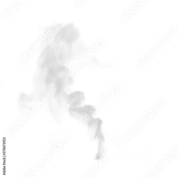Obraz smoke isolated on transparent background.