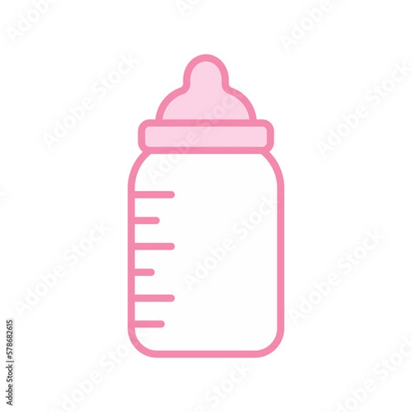 Obraz feeding bottle icon vector stock