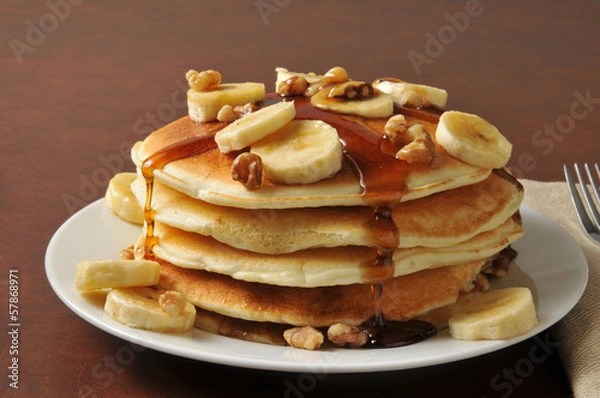 Obraz Banana pancakes