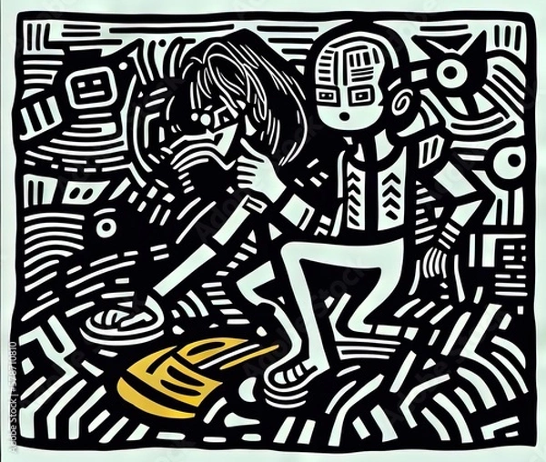 Fototapeta circuit board background