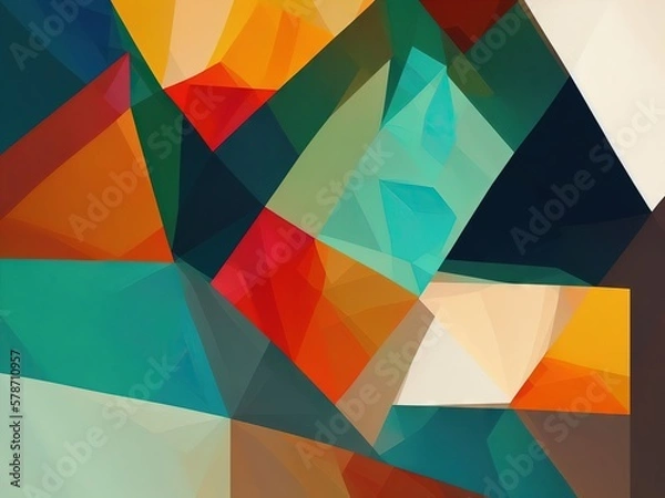 Fototapeta abstract geometric background