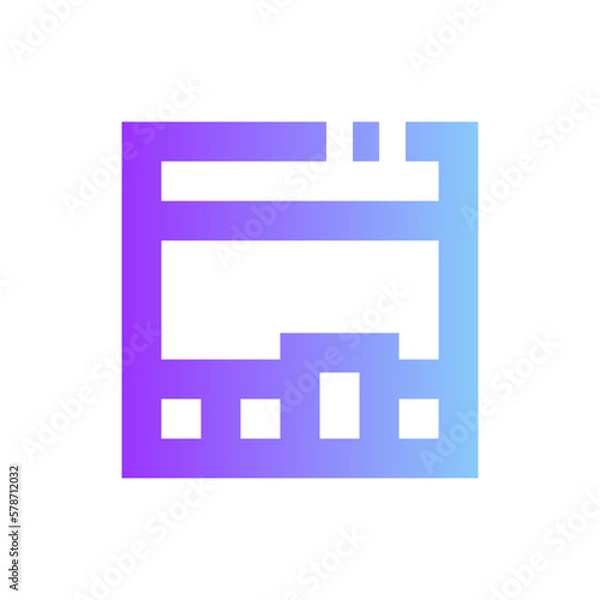 Fototapeta kaaba gradient icon