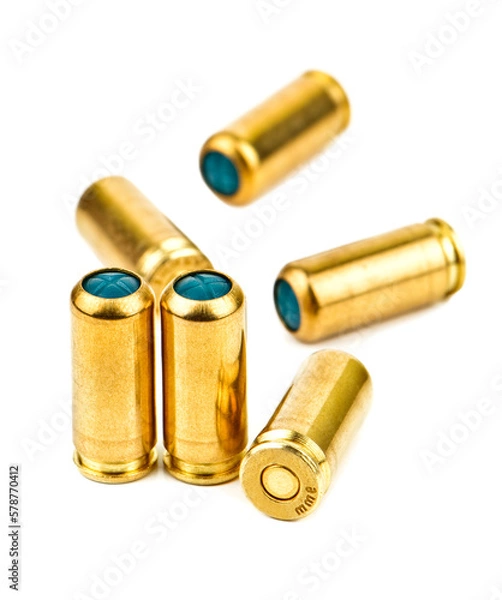 Obraz Blank cartridge on white background