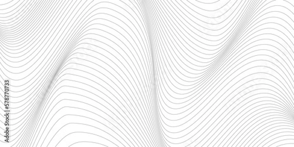 Fototapeta Wave pattern on white background. EPS10 vector