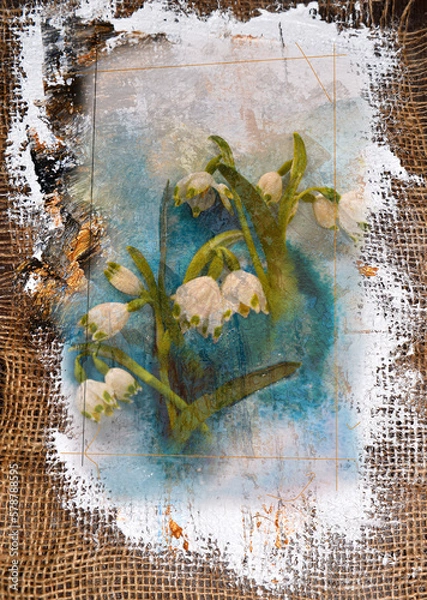 Obraz background with flowers