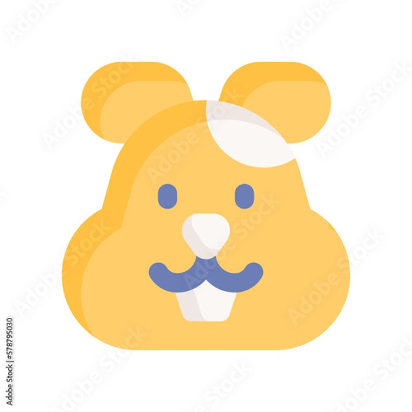 Obraz hamster icon for your website design, logo, app, UI. 