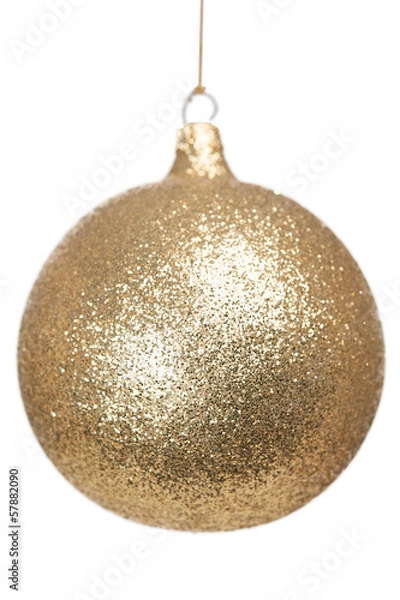 Fototapeta Christbaumkugel - gold