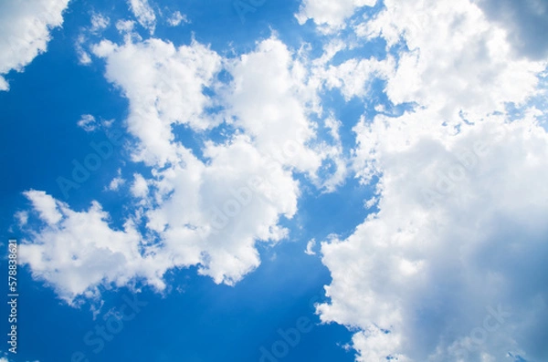 Obraz blue sky with clouds