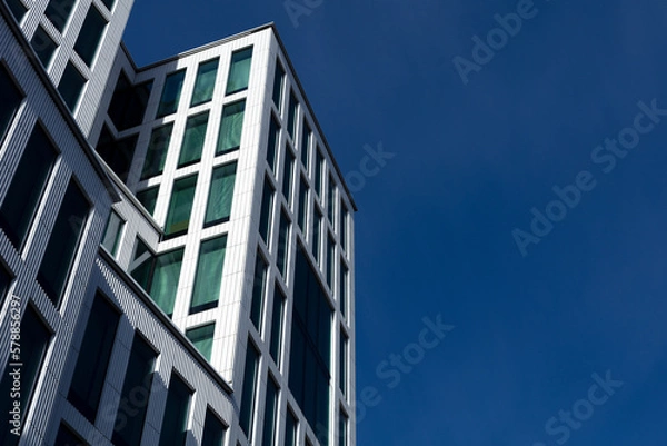 Obraz Linköping city new building, Withe house, modern office building in the city