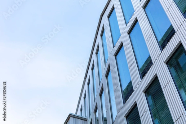 Obraz Linköping city new building, Withe house, modern office building in the city