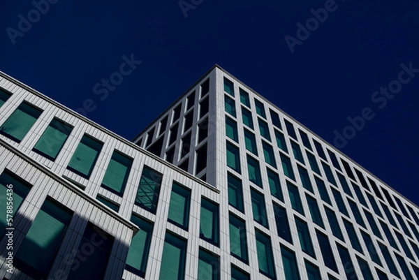 Obraz Linköping city new building, Withe house, modern office building in the city
