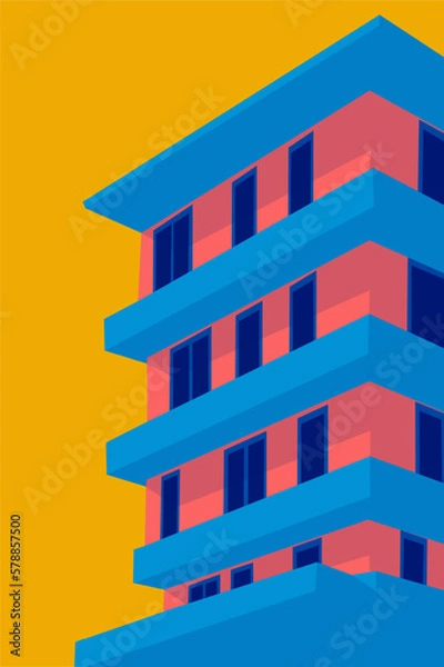 Obraz red brick building