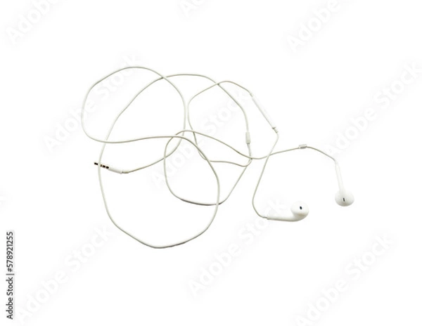 Obraz Headphones isolated on a white background