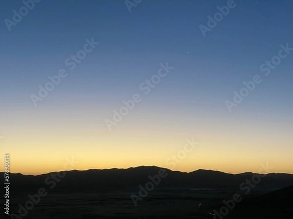 Obraz sunrise over the mountains