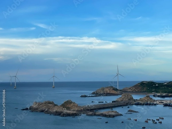 Obraz boats in the bay