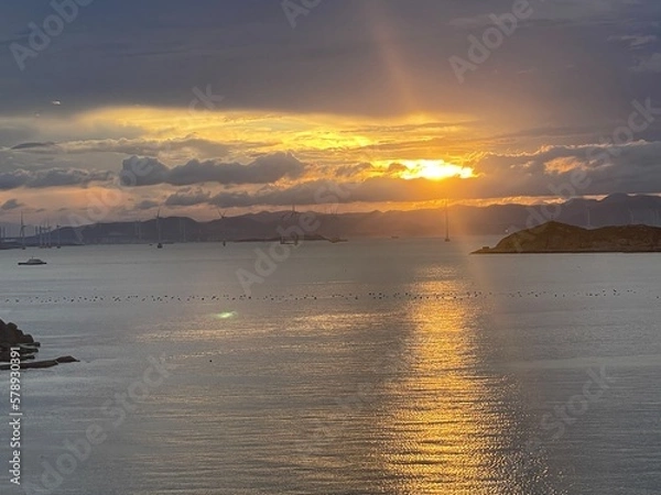 Obraz sunset over the sea