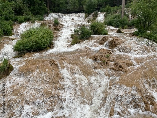 Obraz waterfall in the mountains
