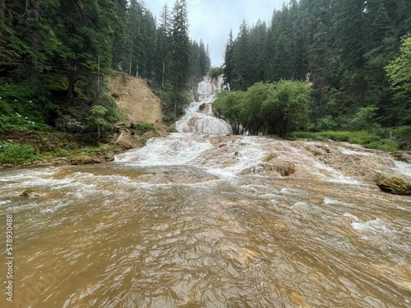 Obraz waterfall in the mountains