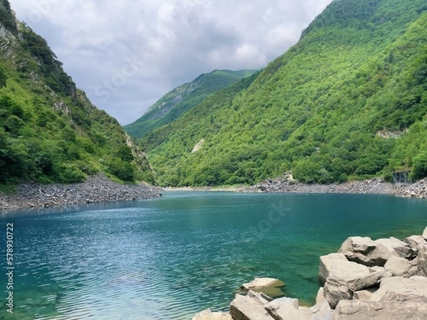 Obraz lake in the mountains