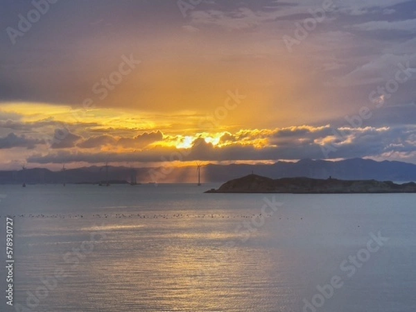 Obraz sunset over the sea