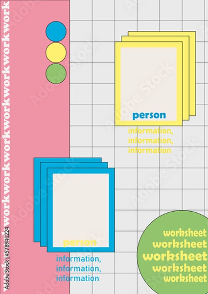 Fototapeta background memphis