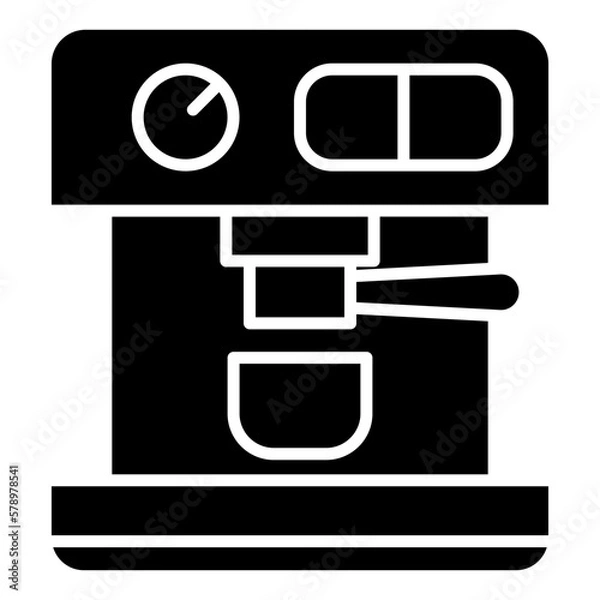 Obraz coffee machine icon