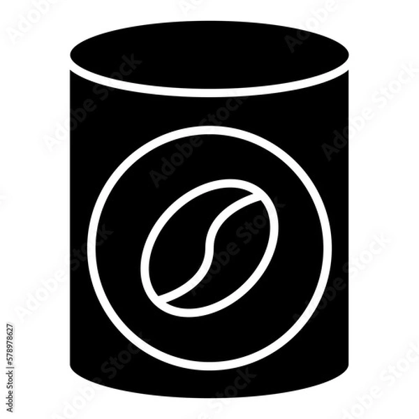 Obraz coffee cans icon