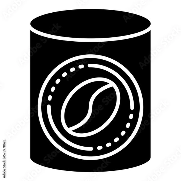 Obraz coffee cans icon