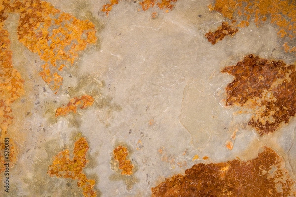 Obraz Texture stone slate background with rust and contours