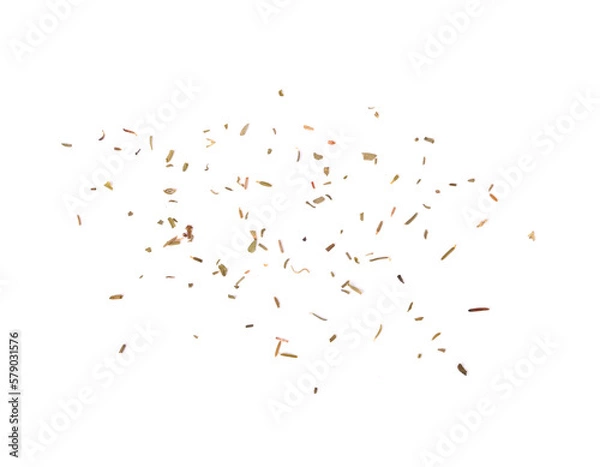 Fototapeta Heap of dried Thyme on white background