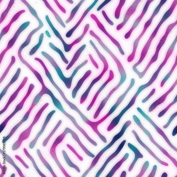 Fototapeta Abstract seamless background with dots, pattern with a pastel color palette, generative ai