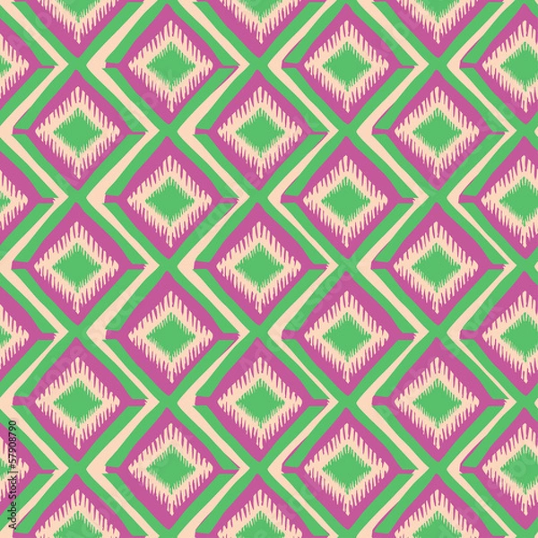 Obraz Ethnic geometric seamless pattern