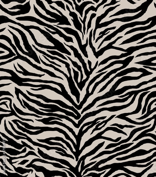 Obraz Seamless zebra pattern, animal print.