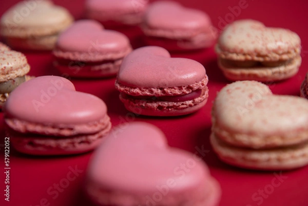 Obraz Macarons in Produktion