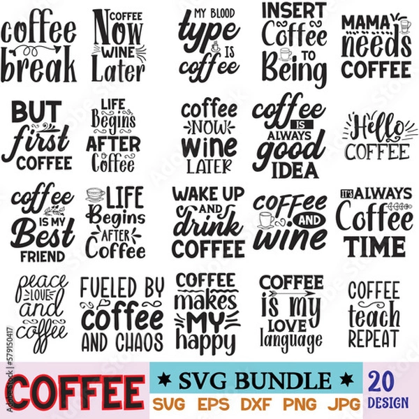 Obraz Coffee Svg Bundle-4