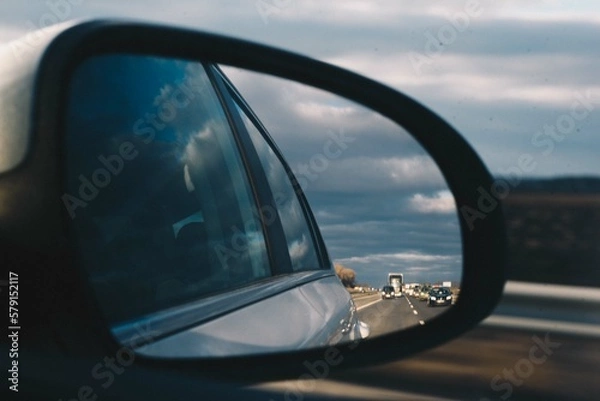 Fototapeta driving on the road