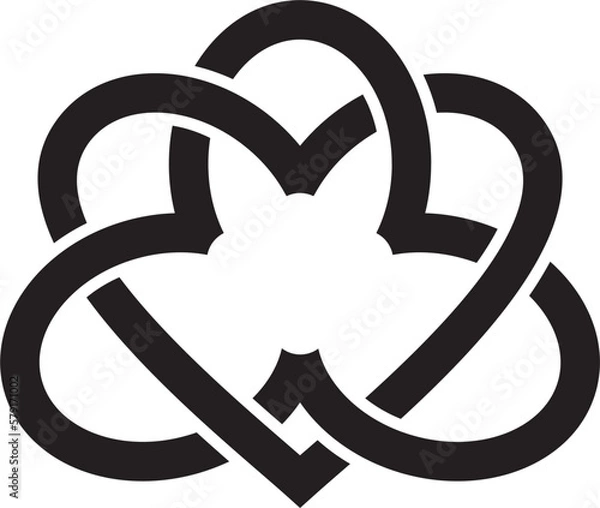 Obraz mandala logo vector celtic image heart